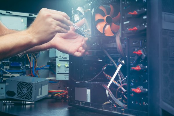 Fixing the inside of a computer