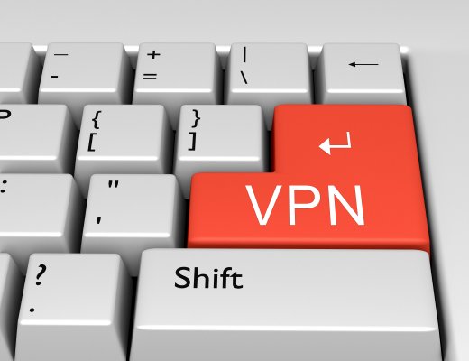 Easy access to VPN red key on keyboard.
